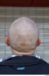 Head Man White Casual Average Bald Street photo references